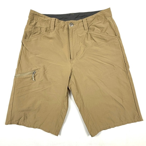Patagonia Other - Patagonia Quandary Shorts Tan Khaki Hiking Technical Stretch 10 Inseam Mens 32